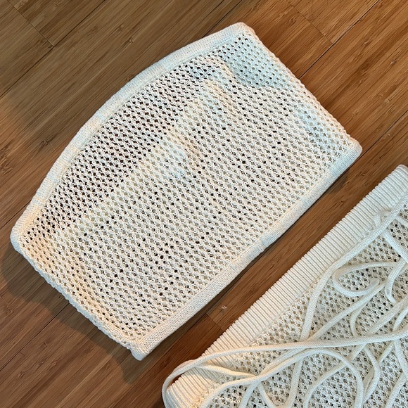 New LPA Soline Midi Top in Ivory, Size S - Picture 6 of 7